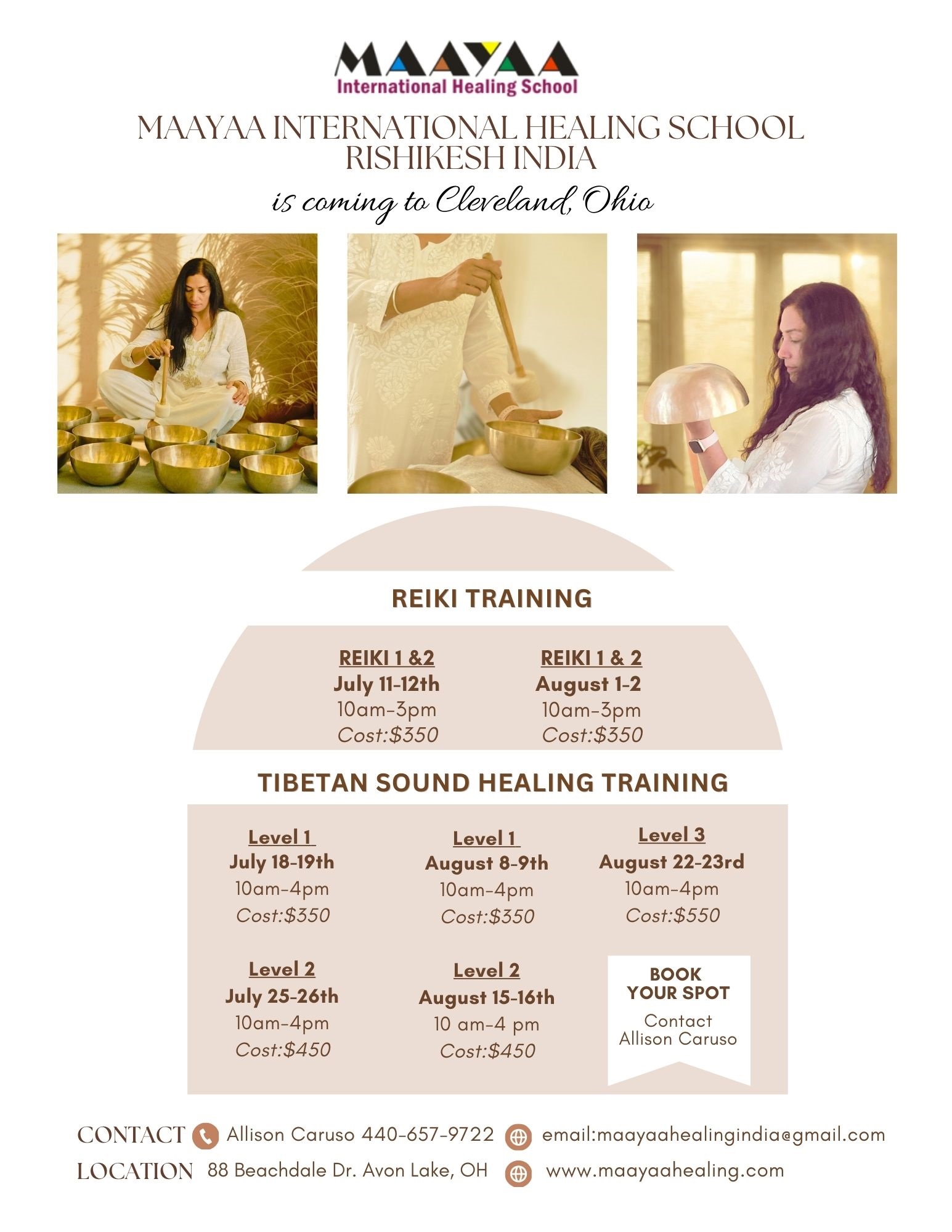 Sound Healing Teacher Training in India